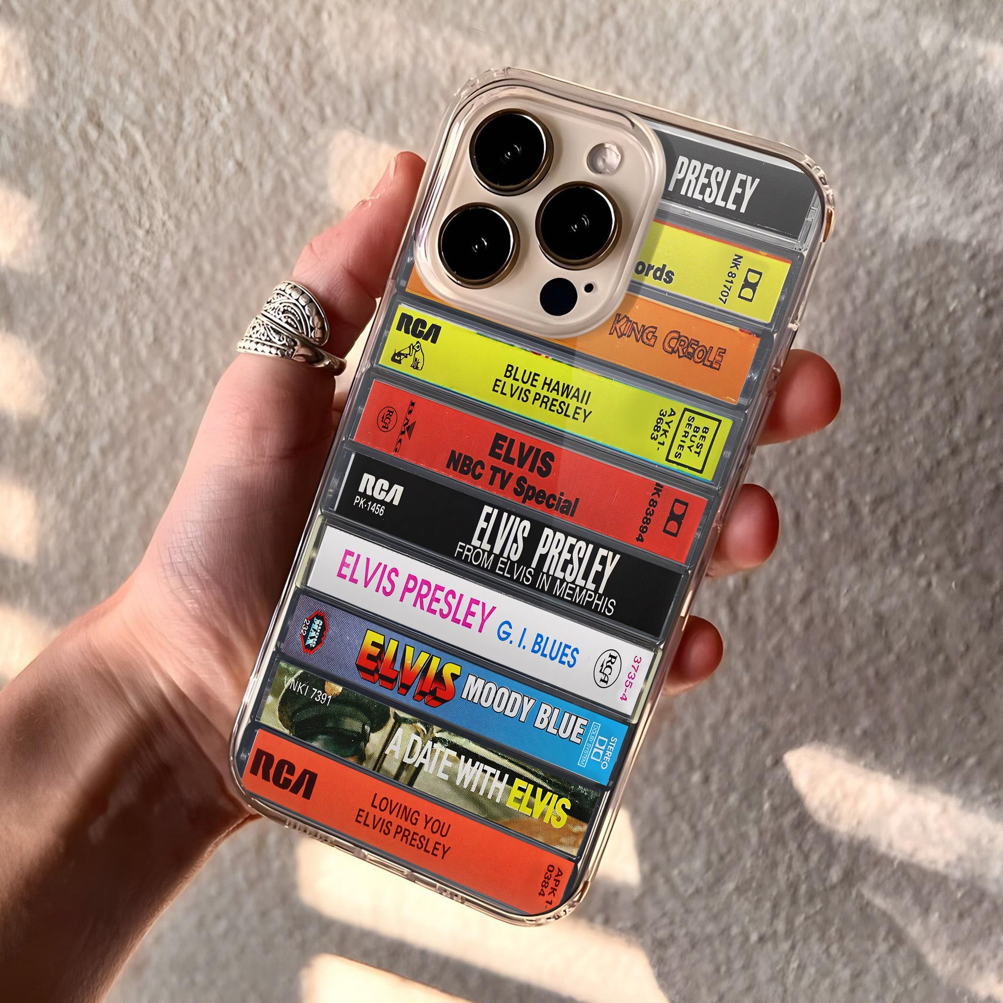 Elvis Presley Albums Cassette Collection Retro MagSafe Phone Case
