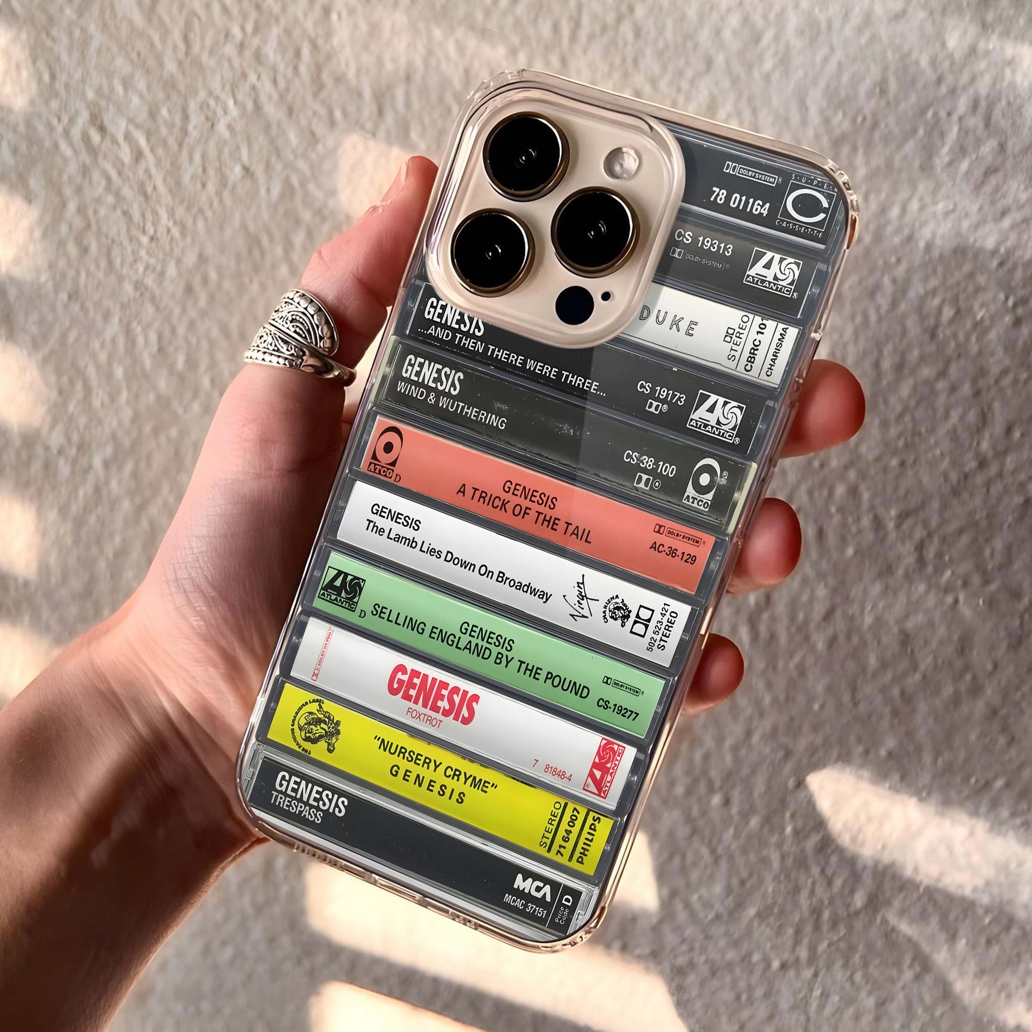 Genesis Albums Cassette Collection Retro Phone Case