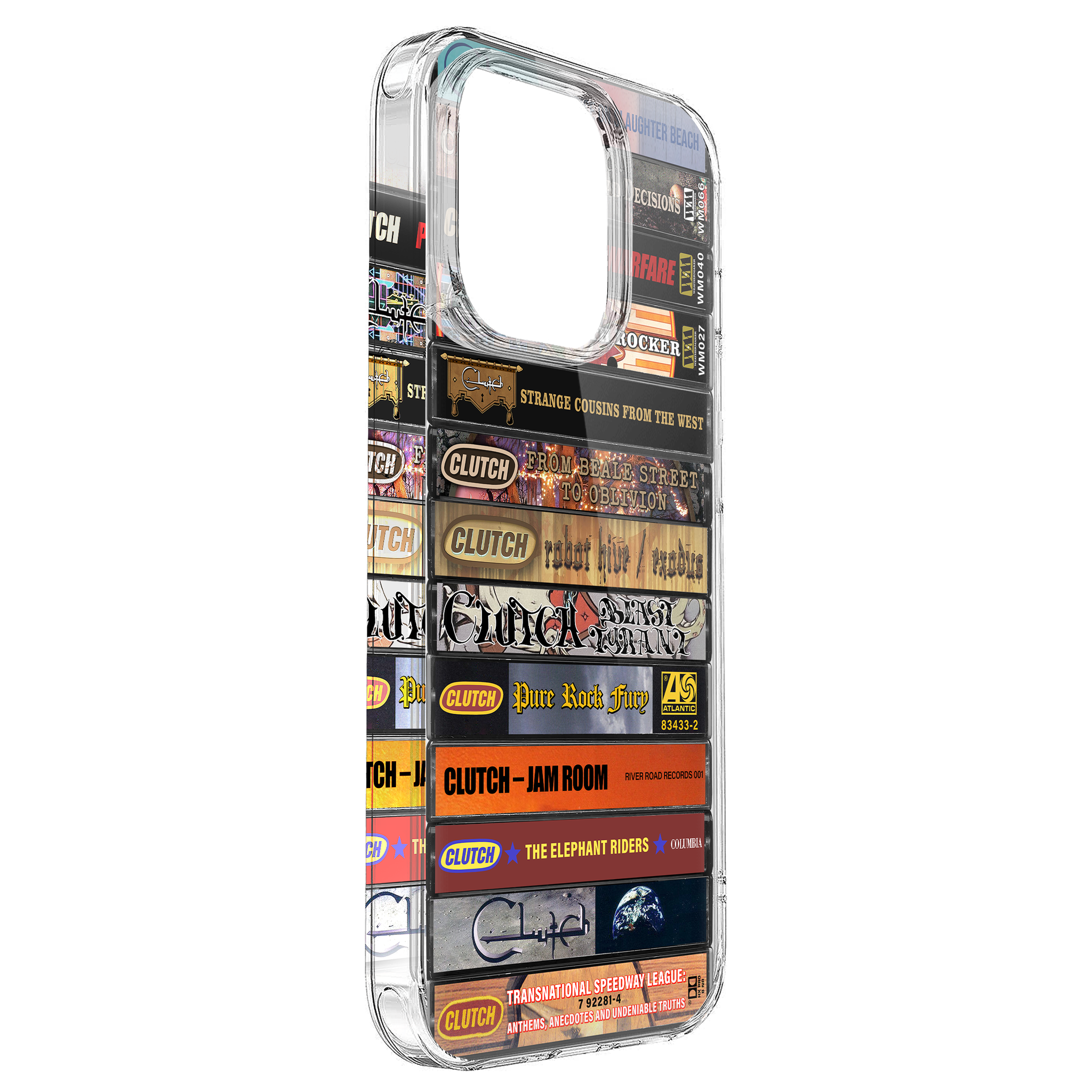 Clutch Albums Cassette Collection Retro Phone Case