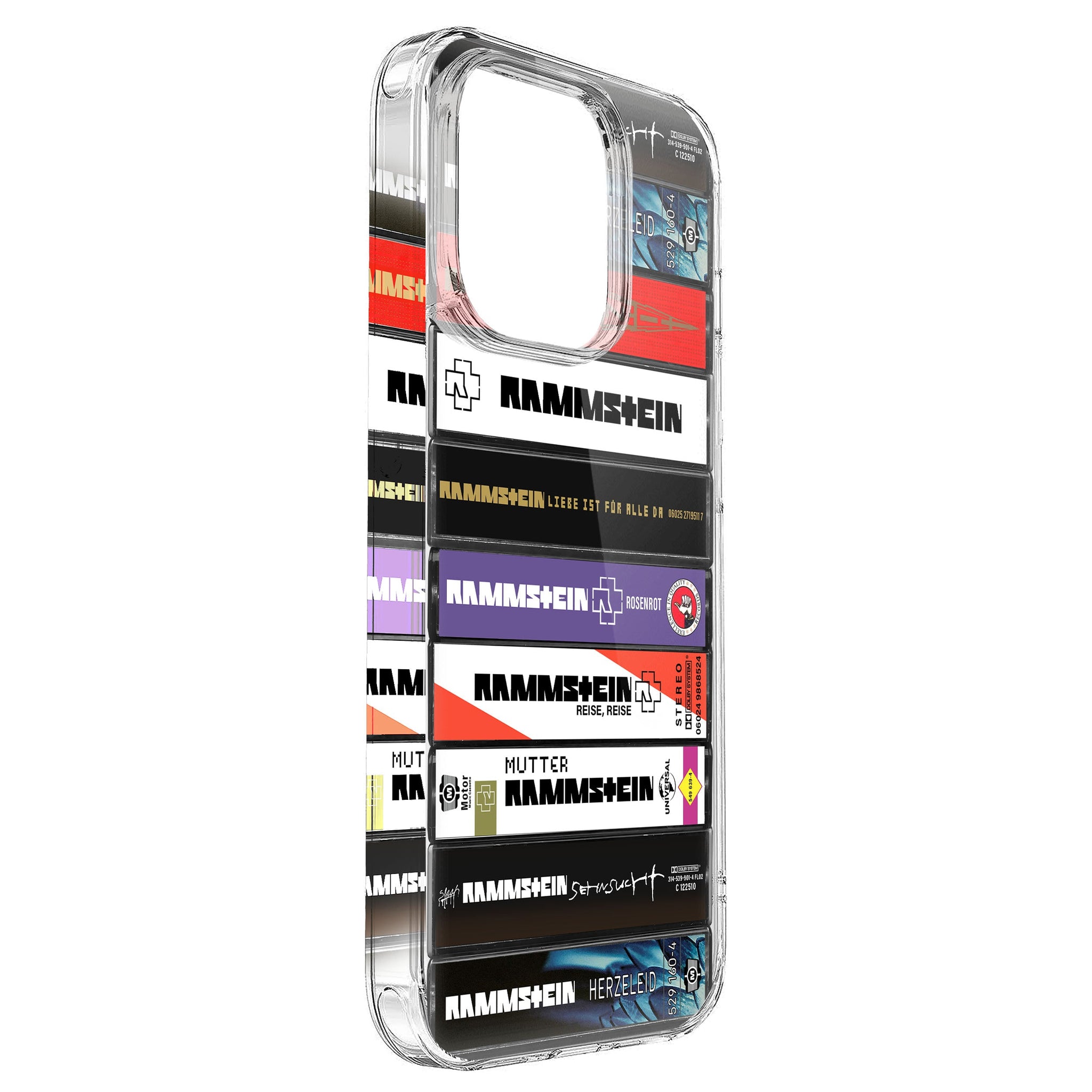 Rammstein Albums Cassette Collection Retro Phone Case