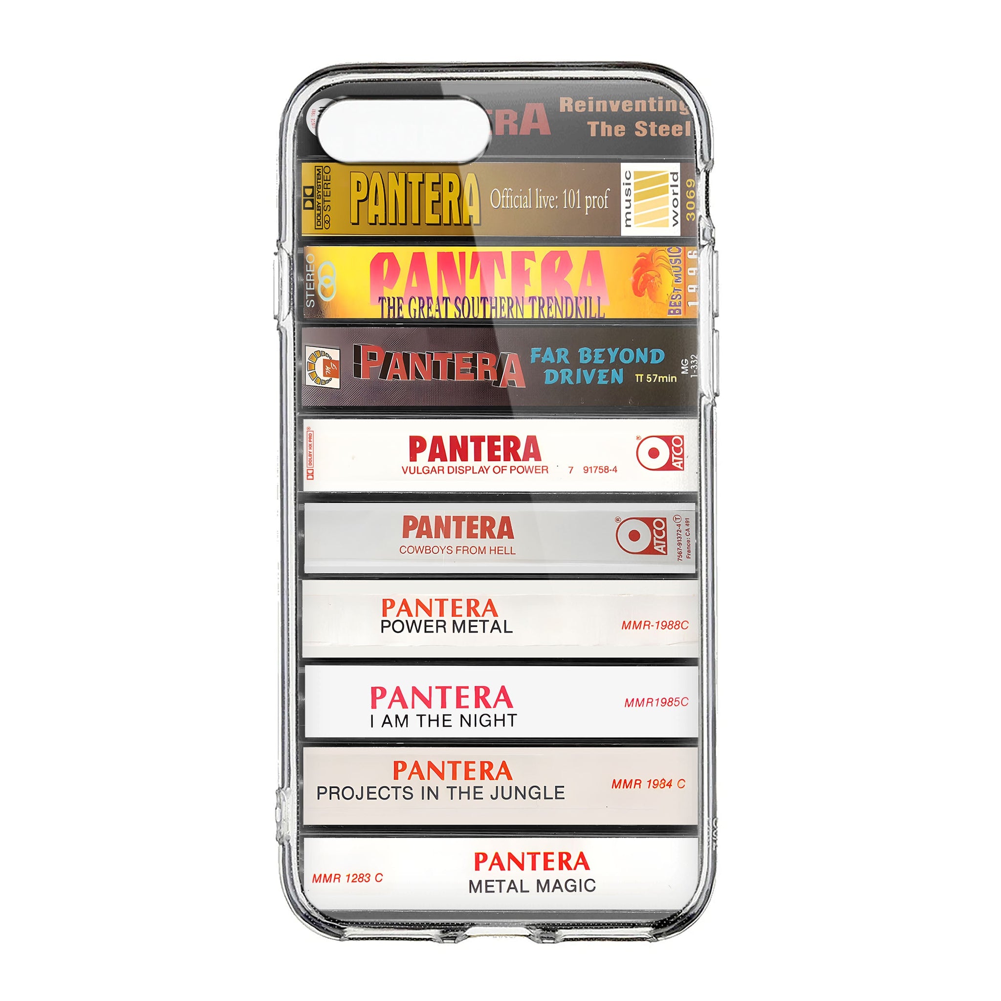 Pantera Albums Cassette Collection Retro Phone Case