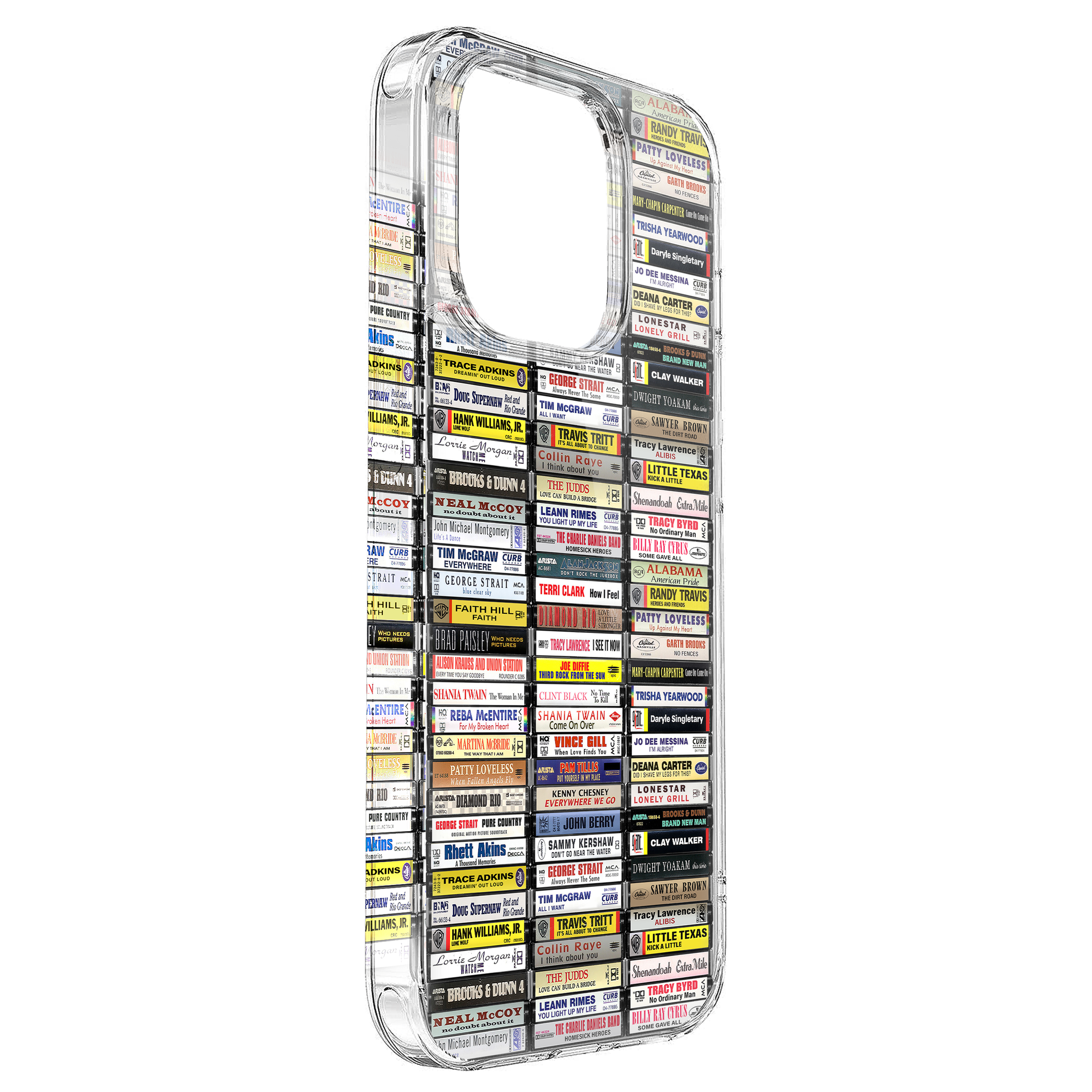 80's & 90's Country Music Albums Cassette Collection Retro Phone Case