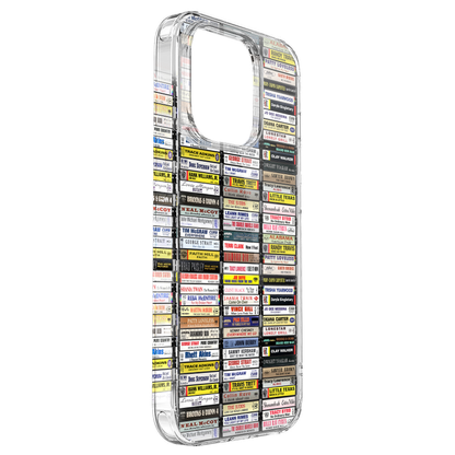 80's & 90's Country Music Albums Cassette Collection Retro Phone Case