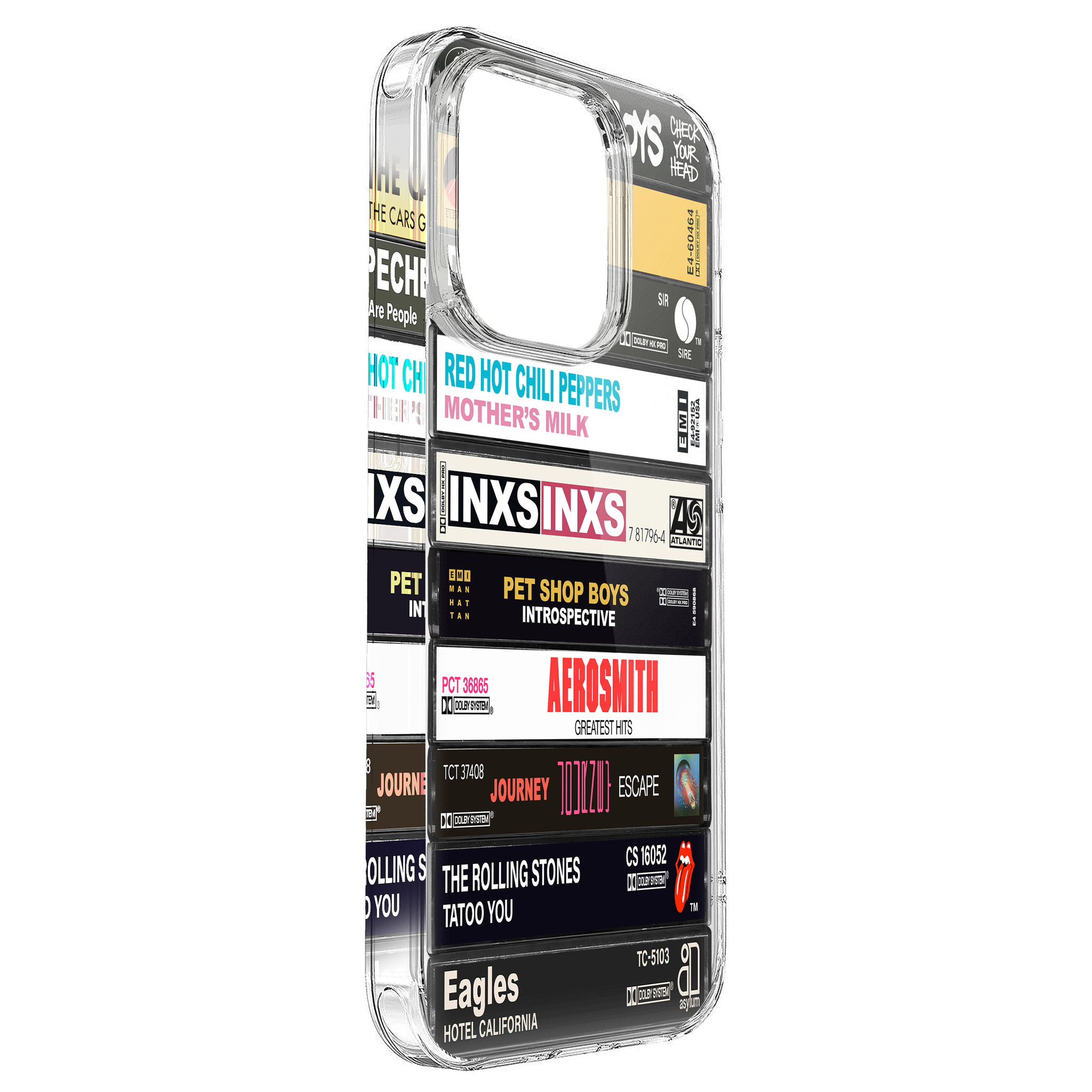 80's Rock Albums Cassette Collection Retro Phone Case