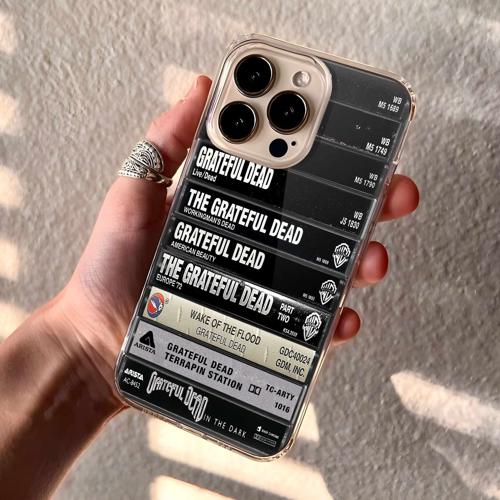 Grateful Dead Albums Cassette Collection Retro Phone Case