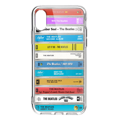 The Beatles Albums Cassette Collection Retro MagSafe Phone Case