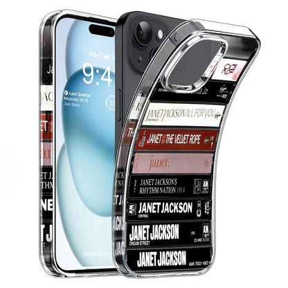 Janet Jackson Albums Cassette Collection Retro MagSafe Phone Case
