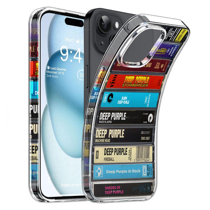 Deep Purple Albums Cassette Collection Retro Phone Case