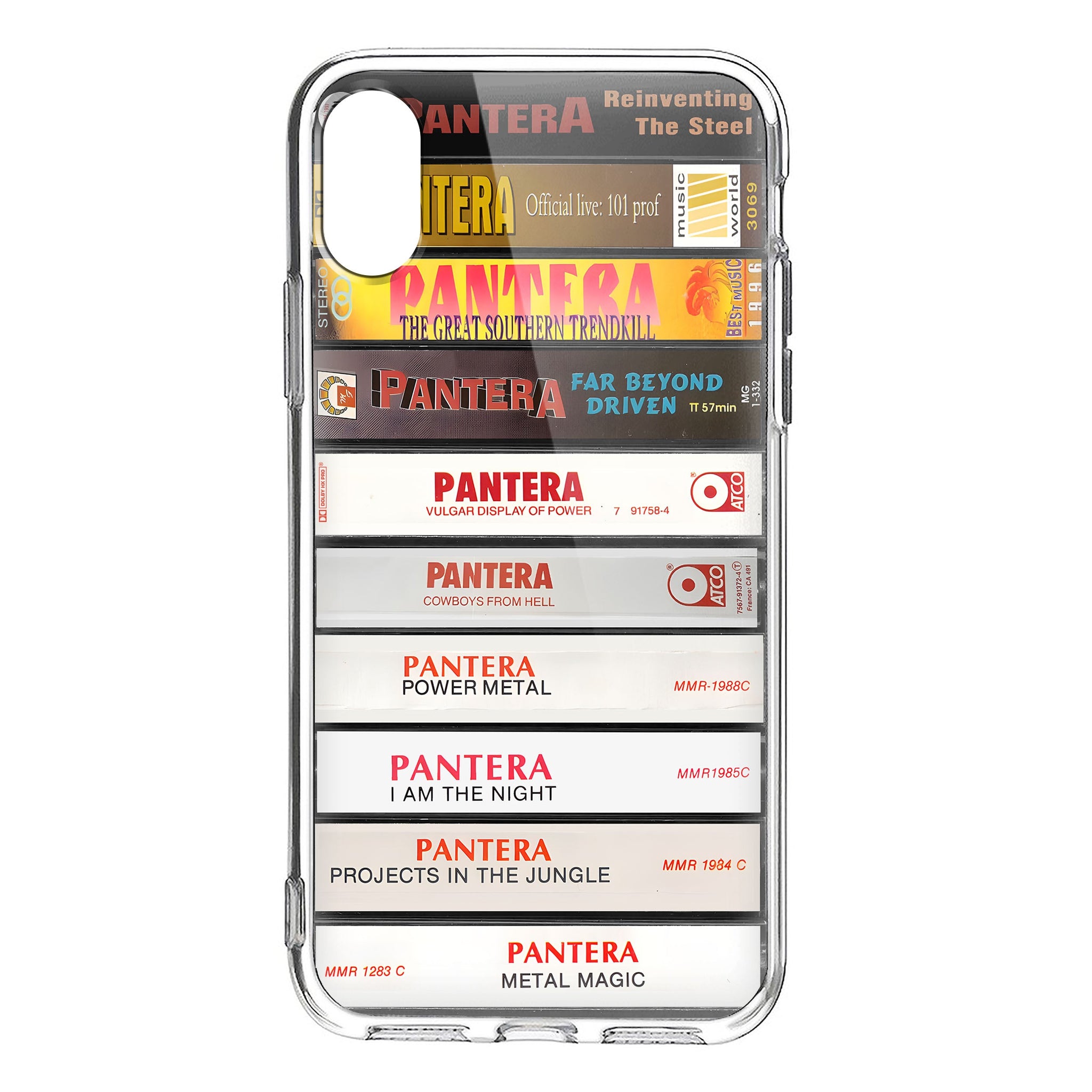 Pantera Albums Cassette Collection Retro Phone Case