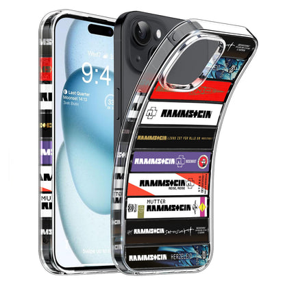 Rammstein Albums Cassette Collection Retro Phone Case