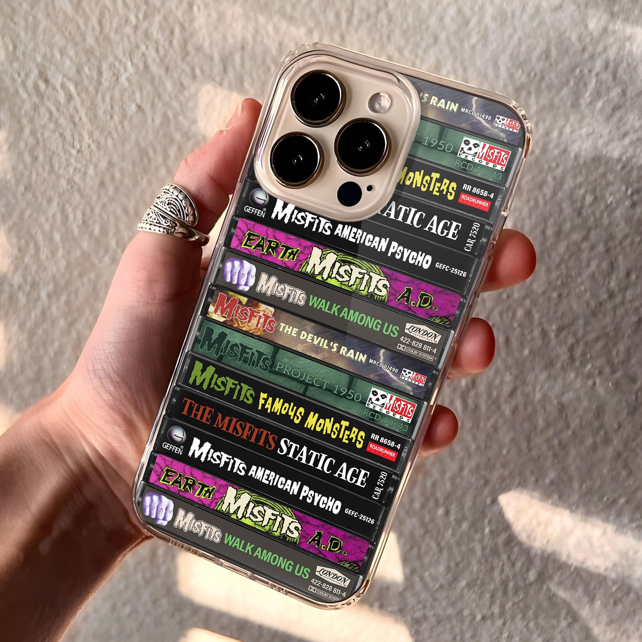 Misfits Albums Cassette Collection Retro Phone Case