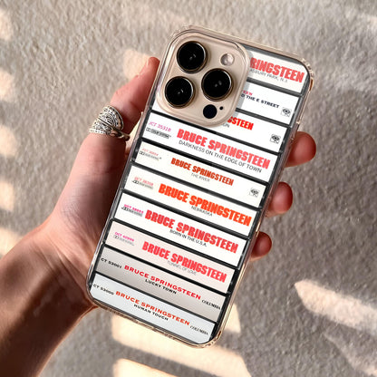 Bruce Springsteen Albums Cassette Collection Retro Phone Case