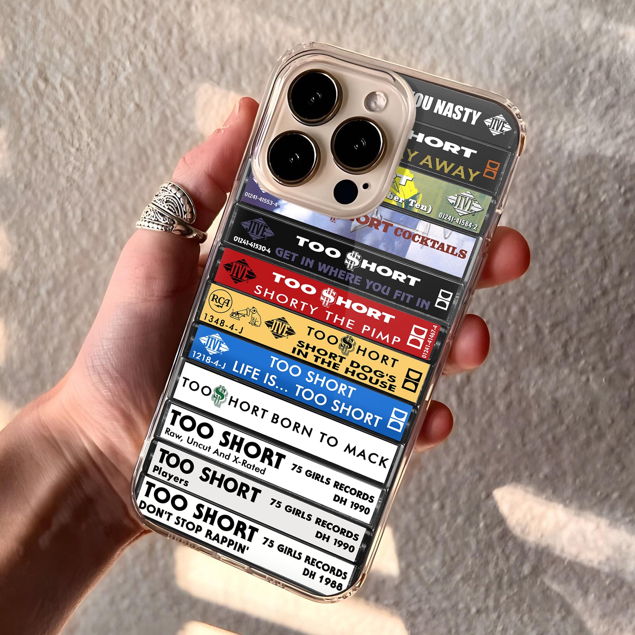 Too Short Albums Cassette Collection Retro Phone Case