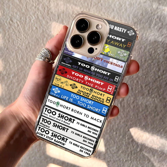 Too Short Albums Cassette Collection Retro Phone Case