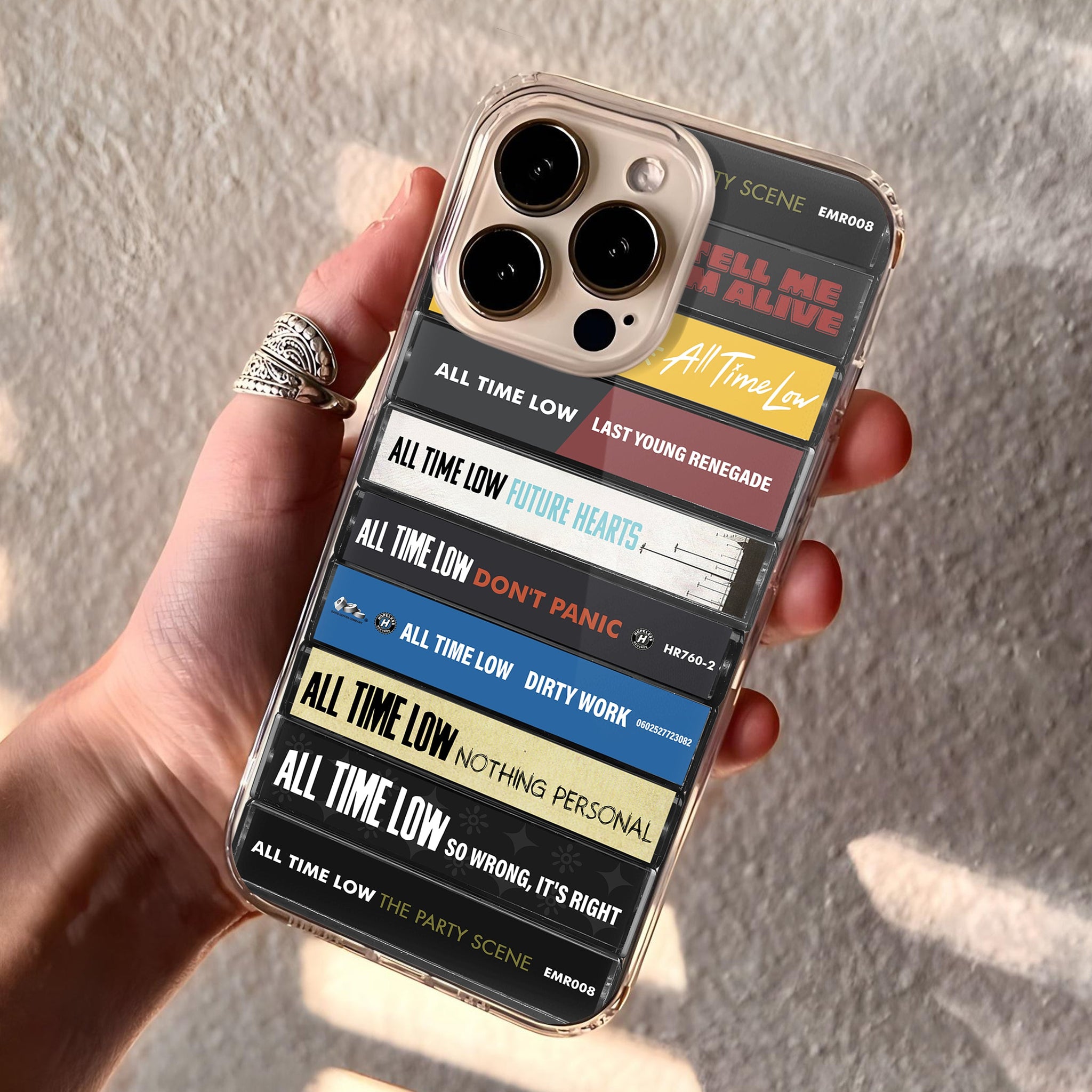 All Time Low Albums Cassette Collection Retro Phone Case