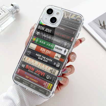 Bon Jovi Albums Cassette Collection Retro MagSafe Phone Case
