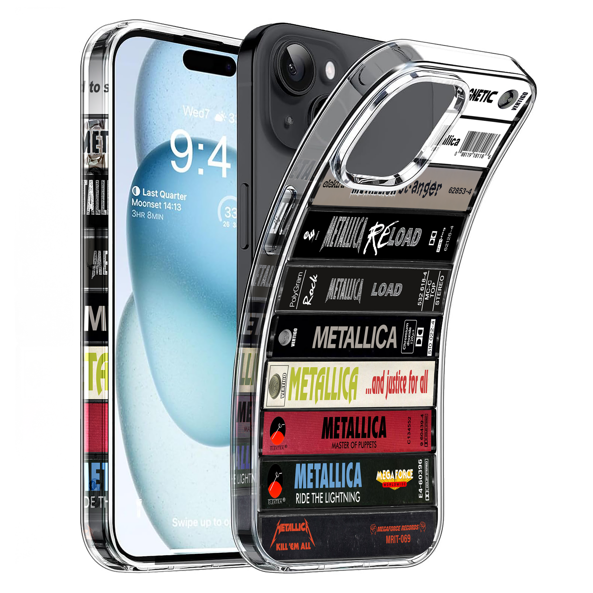 Metallica Albums Cassette Collection Retro MagSafe Phone Case