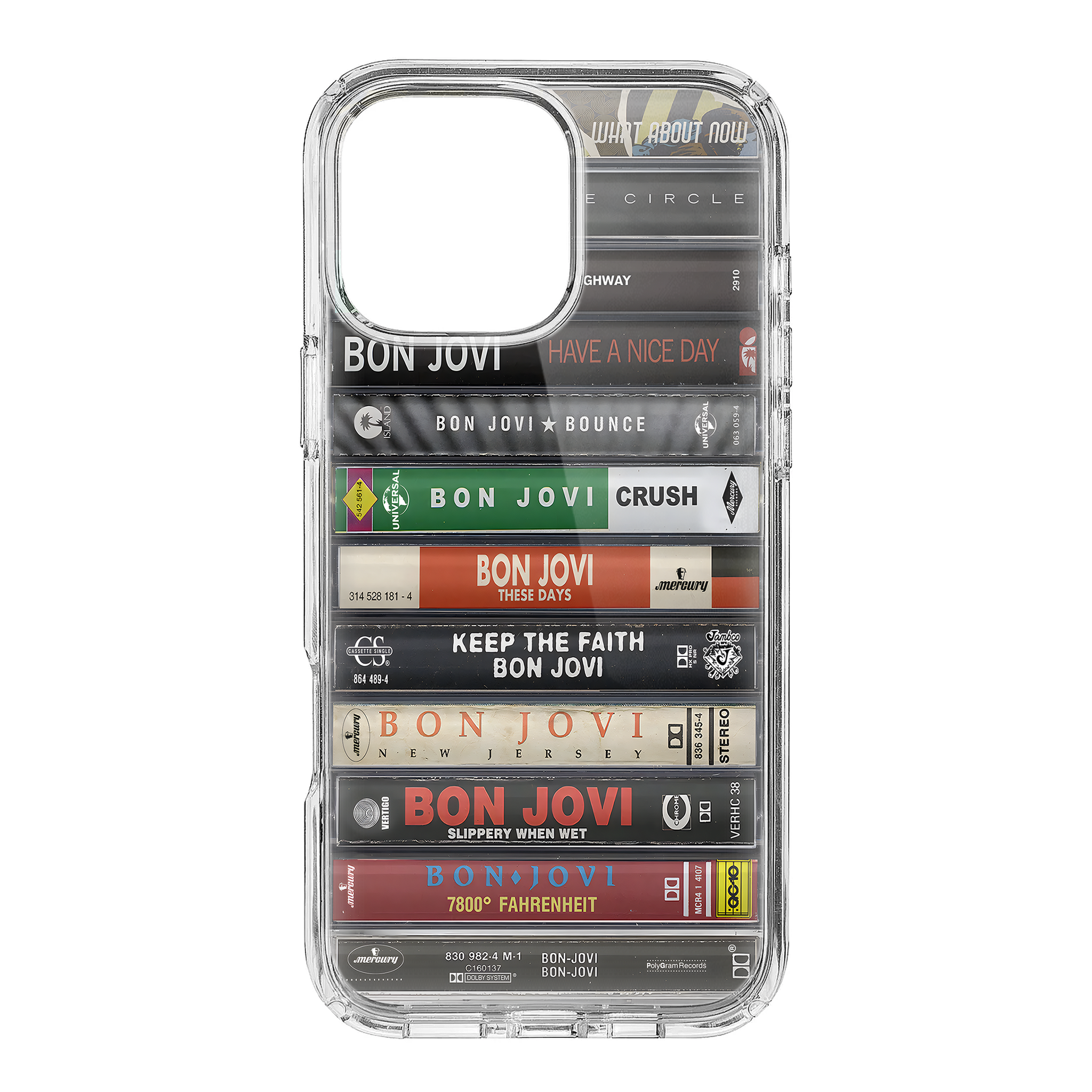 Bon Jovi Albums Cassette Collection Retro MagSafe Phone Case