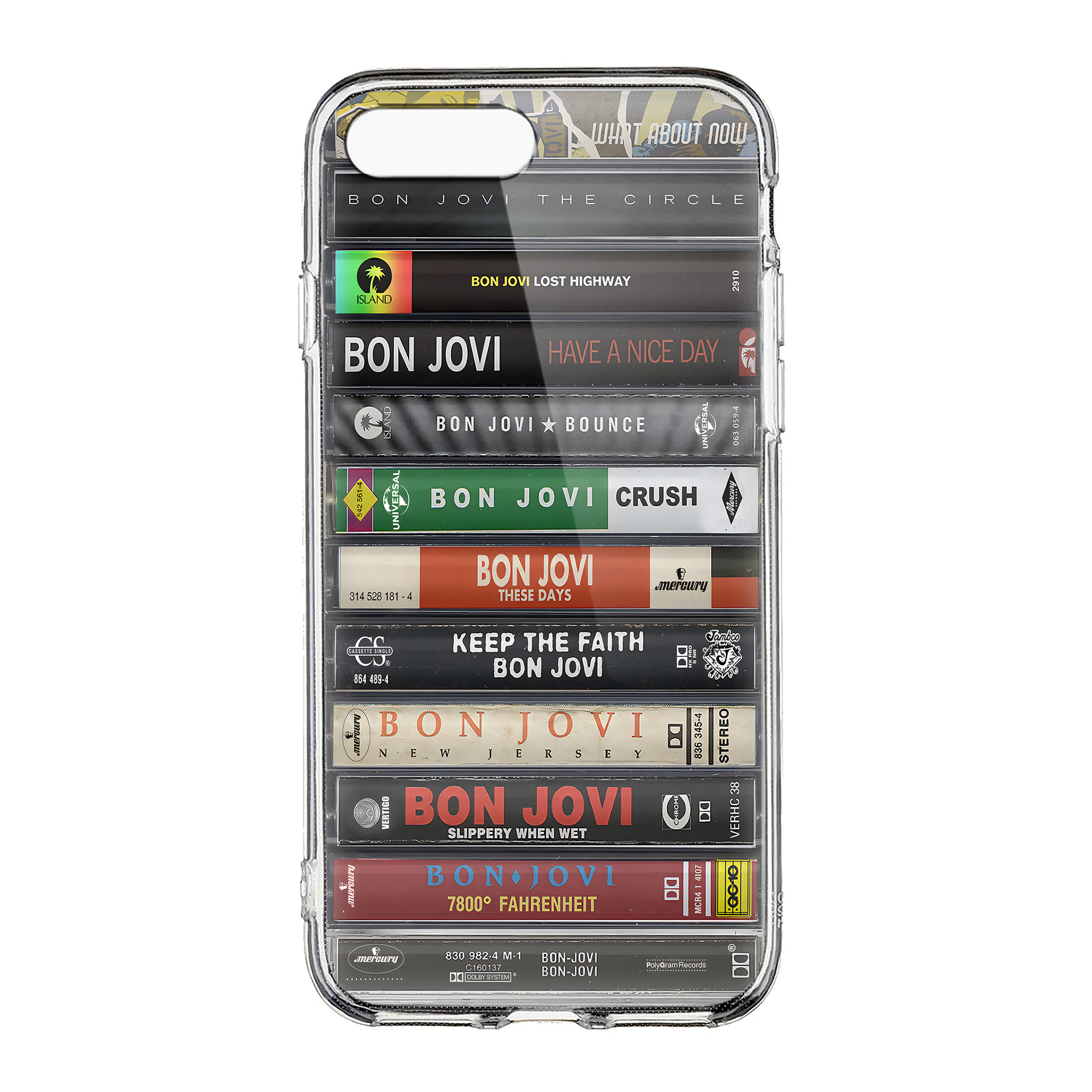 Bon Jovi Albums Cassette Collection Retro MagSafe Phone Case