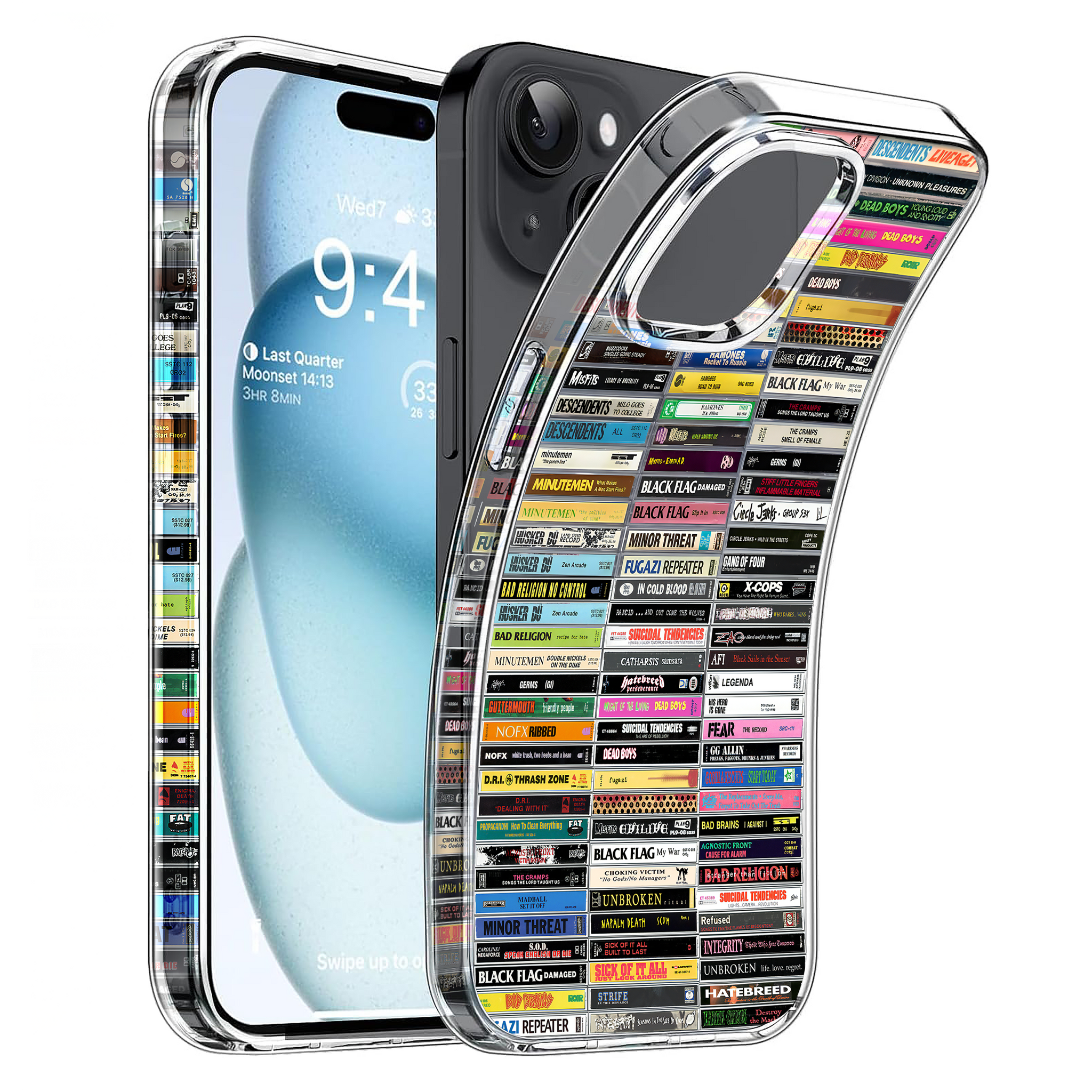 Classic Punk Rock Albums Cassette Collection Retro MagSafe Phone Case