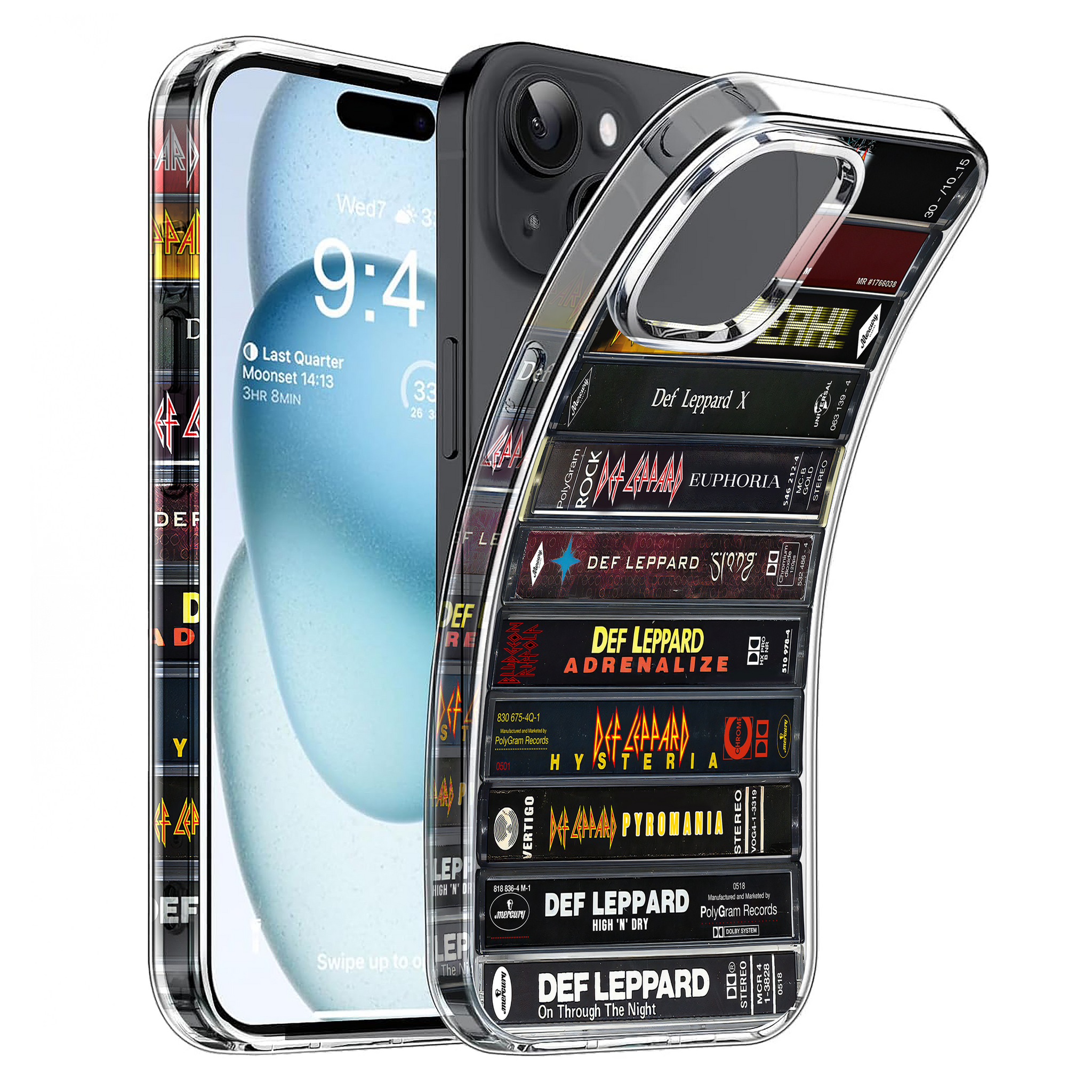 Def Leppard Albums Cassette Collection Retro MagSafe Phone Case