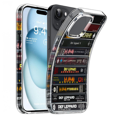 Def Leppard Albums Cassette Collection Retro MagSafe Phone Case