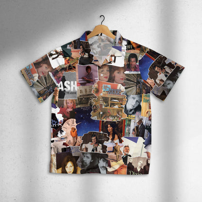 80's & 90's Country Albums Covers Collage Unisex Hawaiian Shirt