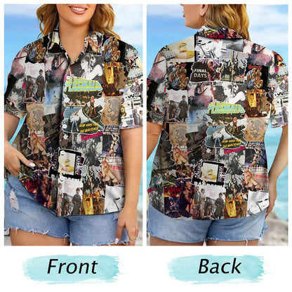 Plasmatics Albums Covers Collage Unisex Hawaiian Shirt