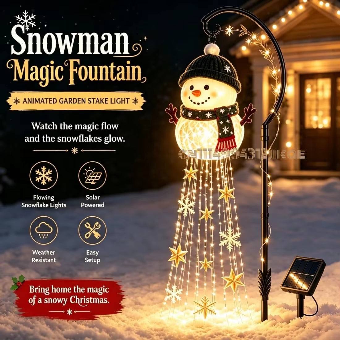 Serencase™ Christmas Snowman Light