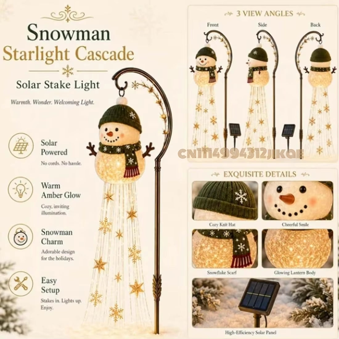 Serencase™ Christmas Snowman Light