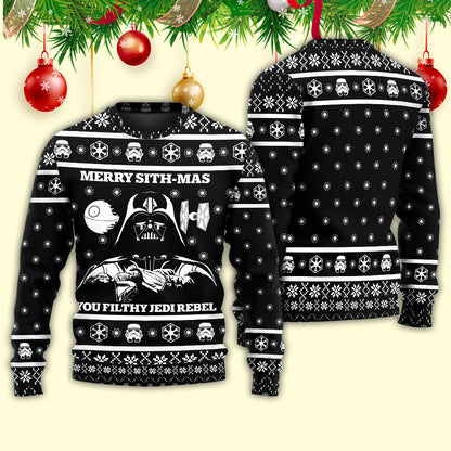 Merry-Sithmas Star Wars Christmas Ugly Sweater