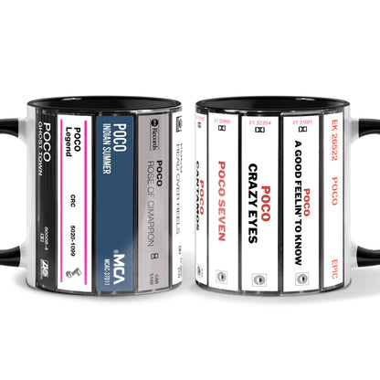 Poco Albums Cassette Collection Retro Accent Mug