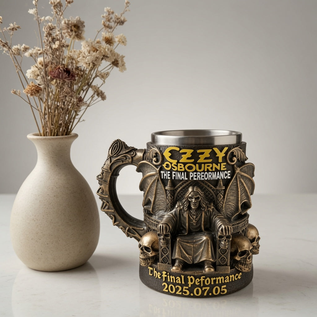 Rock Legend 3D Skull Mug