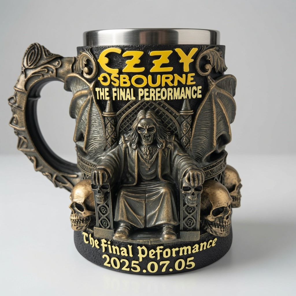 Rock Legend 3D Skull Mug