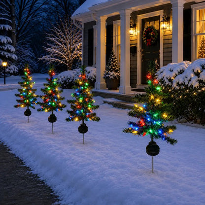 Serencase™ Solar Christmas Tree Pathway Lights