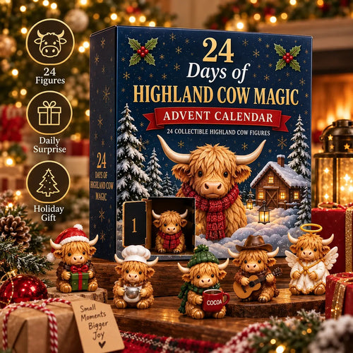 Serencase™ Highland Cow Christmas Calendar