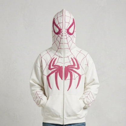 SPIDERMAN EMBROIDERED HOODIE