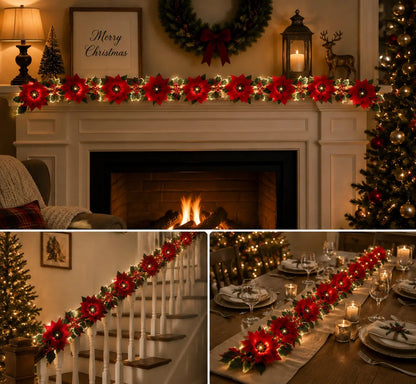 Serencase™ Christmas Poinsettia Lights