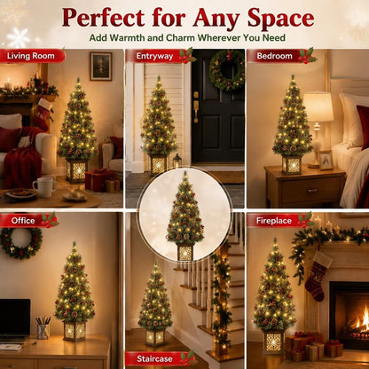 Serencase™ 4.5Ft Pre-Lit Christmas Tree
