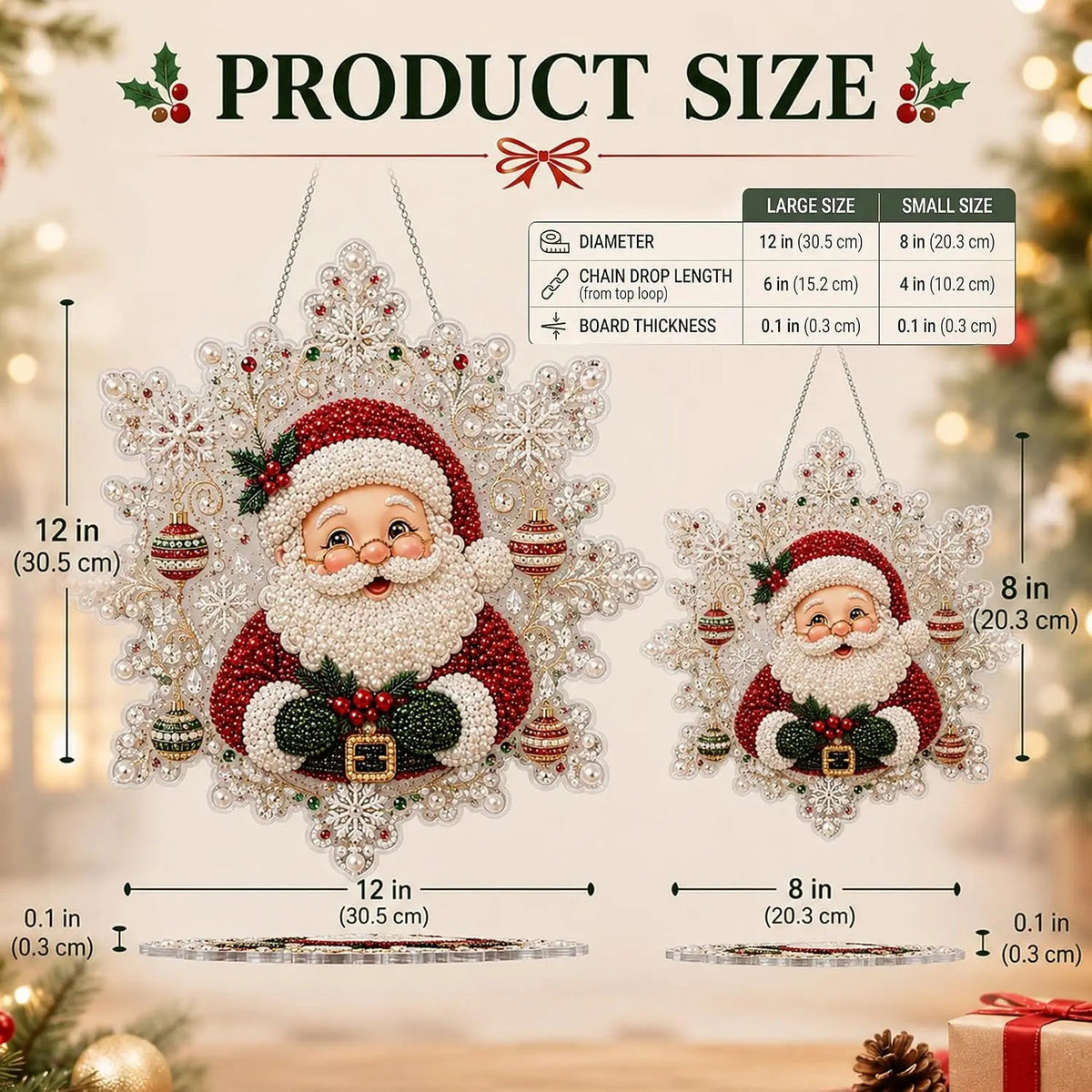 Serencase™ Christmas Diamond Painting Suncatcher Kit