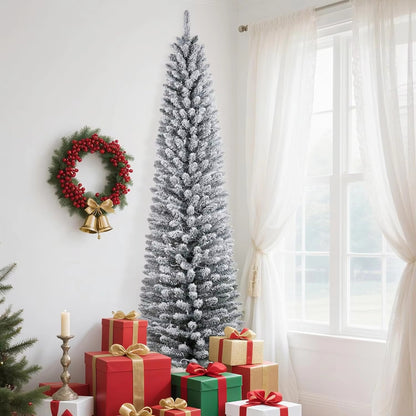 Serencase™ Slim Flocked Pencil Christmas Tree
