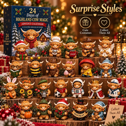 Serencase™ Highland Cow Christmas Calendar