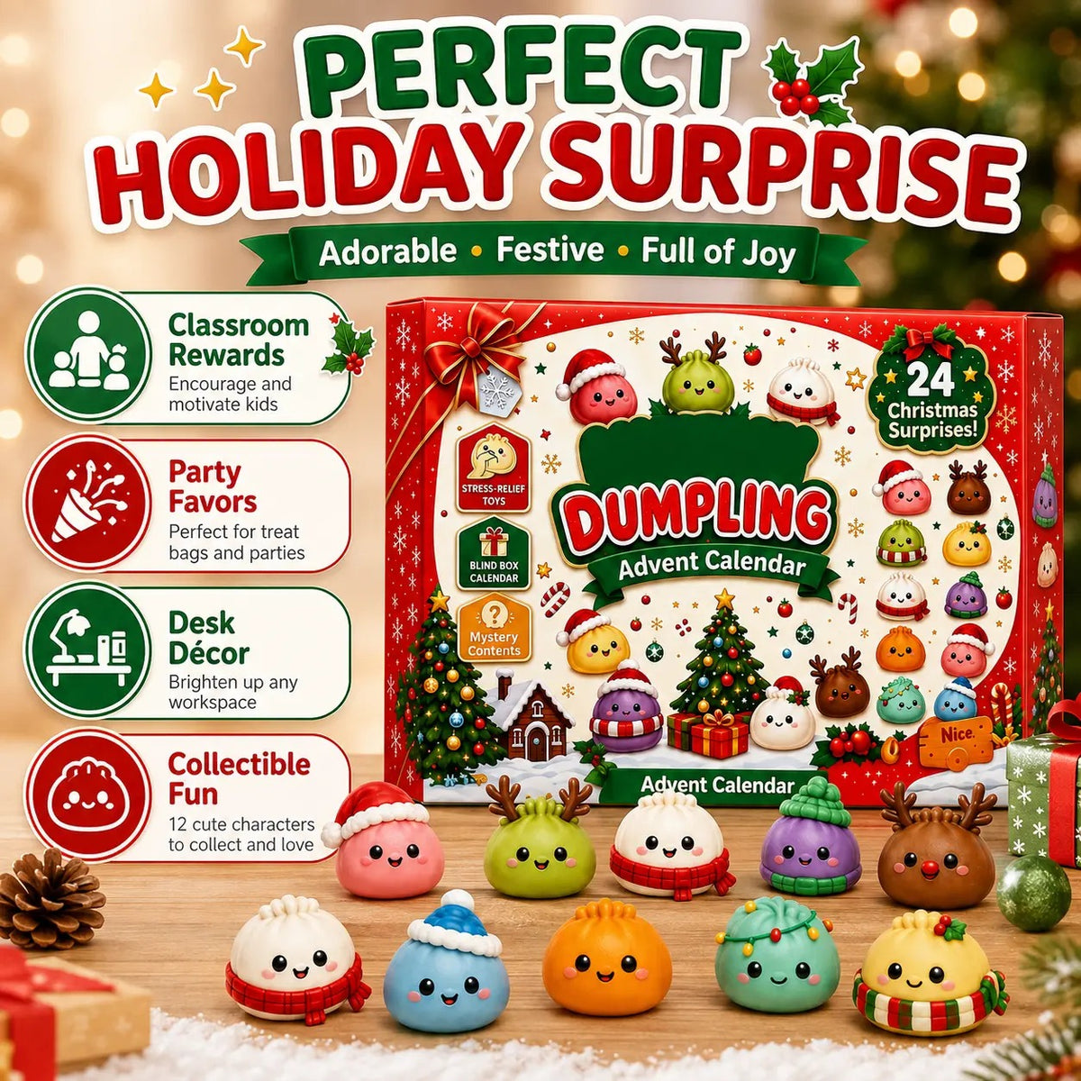 Serencase™ Christmas Squishy Advent Calendar