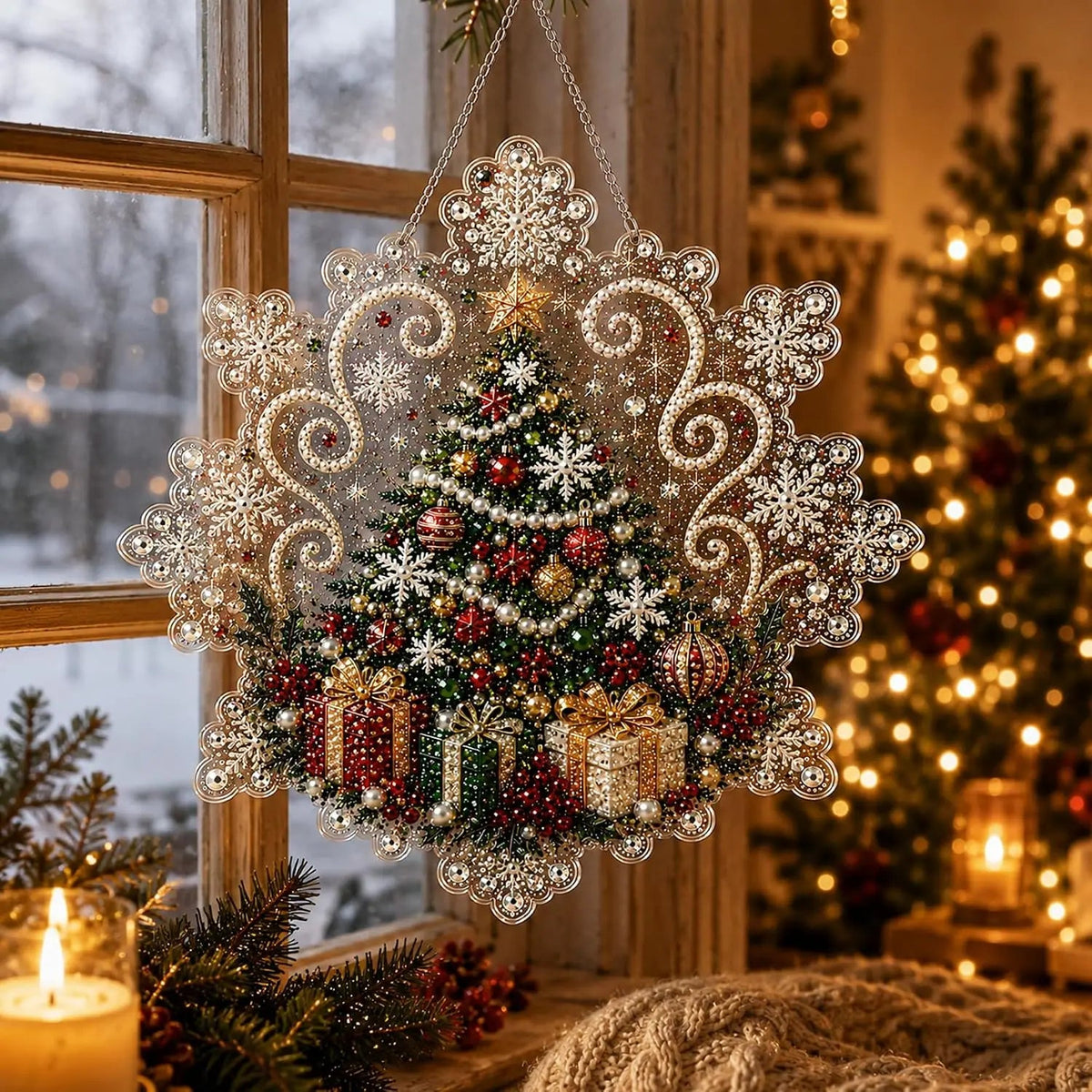 Serencase™ Christmas Diamond Painting Suncatcher Kit