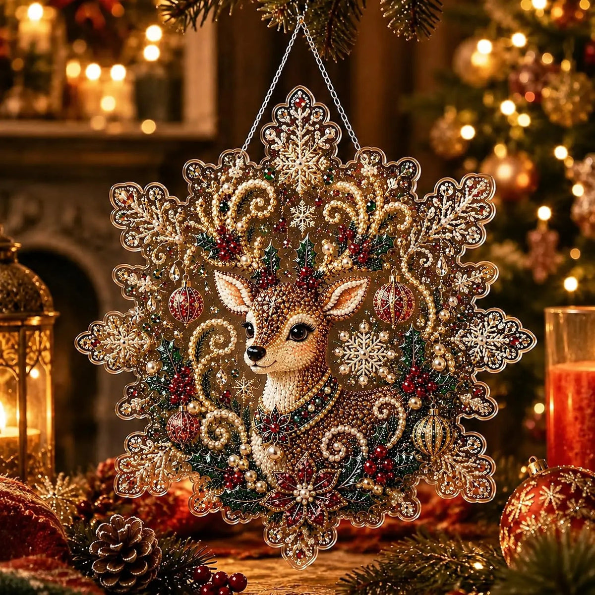 Serencase™ Christmas Diamond Painting Suncatcher Kit