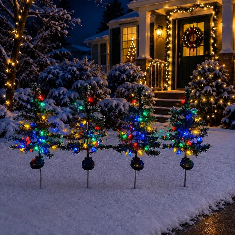 Serencase™ Solar Christmas Tree Pathway Lights