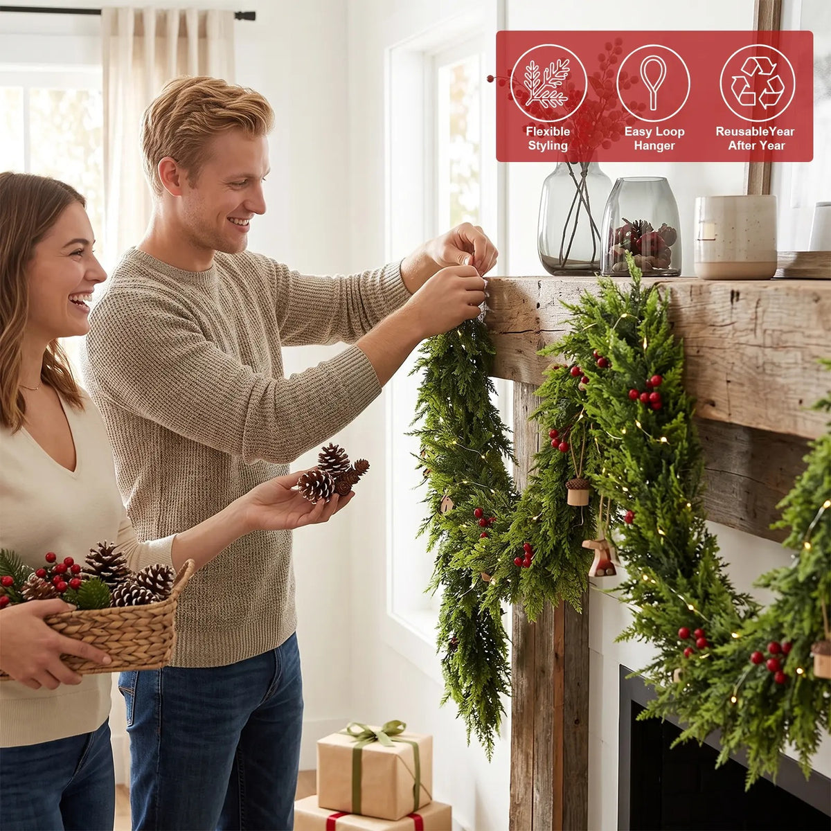 Serencase™ Christmas Evergreen Garland
