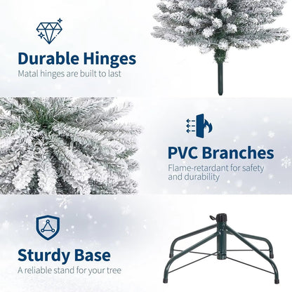 Serencase™ Slim Flocked Pencil Christmas Tree