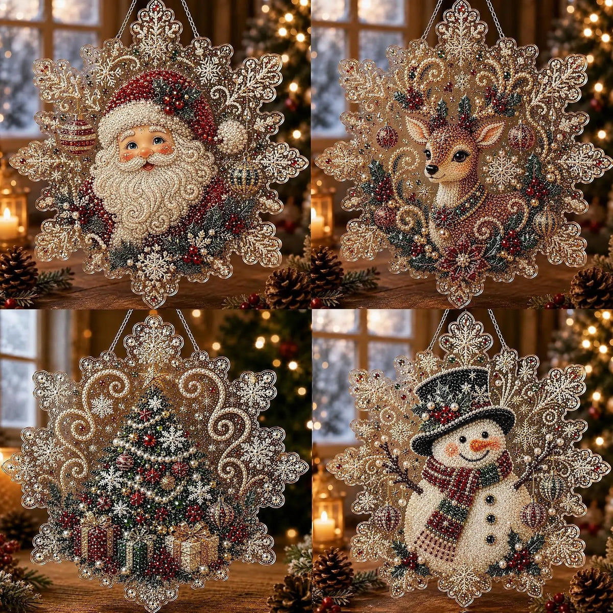 Serencase™ Christmas Diamond Painting Suncatcher Kit