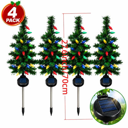 Serencase™ Solar Christmas Tree Pathway Lights